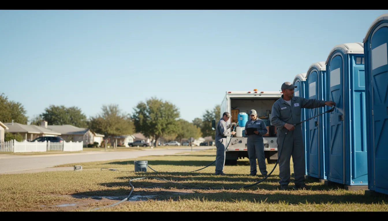 Long-Term Portable Toilet Rental in Hallett, OK near me